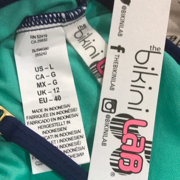 Bikini Lab Junior's Girls Sun Bralette Top - Picture 5 of 6